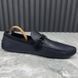 Hockenheim Moccasin Blue Taiga Leather