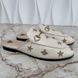 Gucci Princetown Horsebit Stars Bees Mule White Leather 3671 фото 8