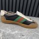 G74 Web GG Sneakers Black Leather