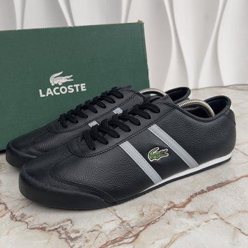 Tourelle TN SPM Crocodile Logo Sneakers Black Grain Leather