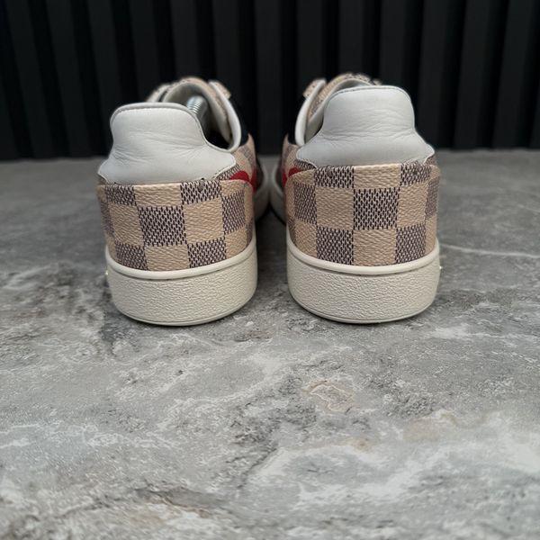 Frontrow Damier Azue Overcloud Canvas