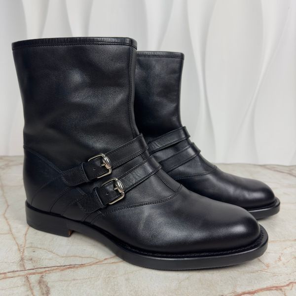 Ankle Boots Black Leather