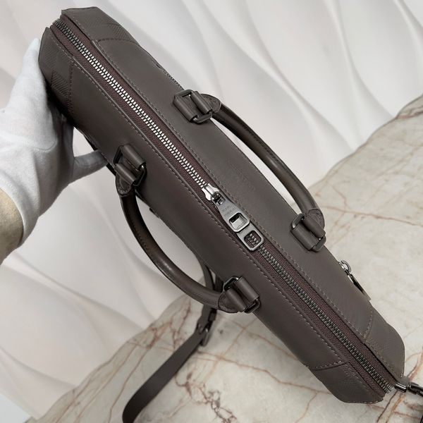 Porte-Documents Jour Damier Business Bag сумка для ноутбука коричнева шкіряна 3439 фото