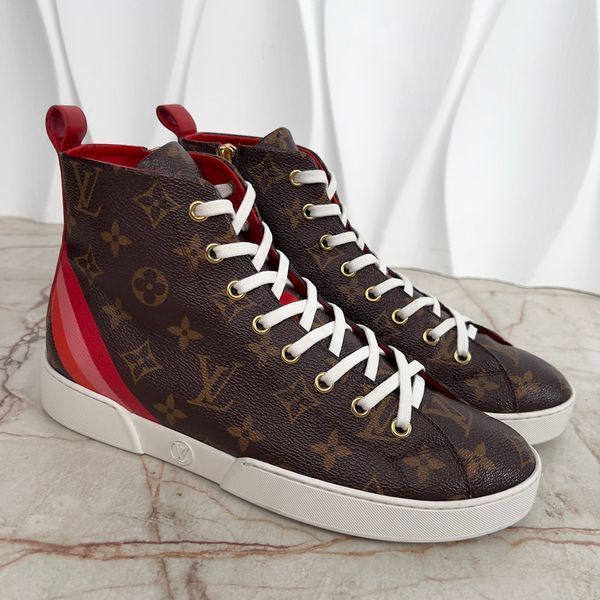 Stellar Monogram Sneaker Brown Canvas