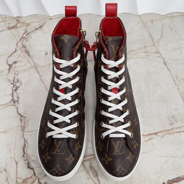 Stellar Monogram Sneaker Brown Canvas