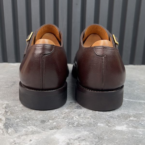 William класичне взуття монк коричневі шкіряні з Cap Toe 3997 фото