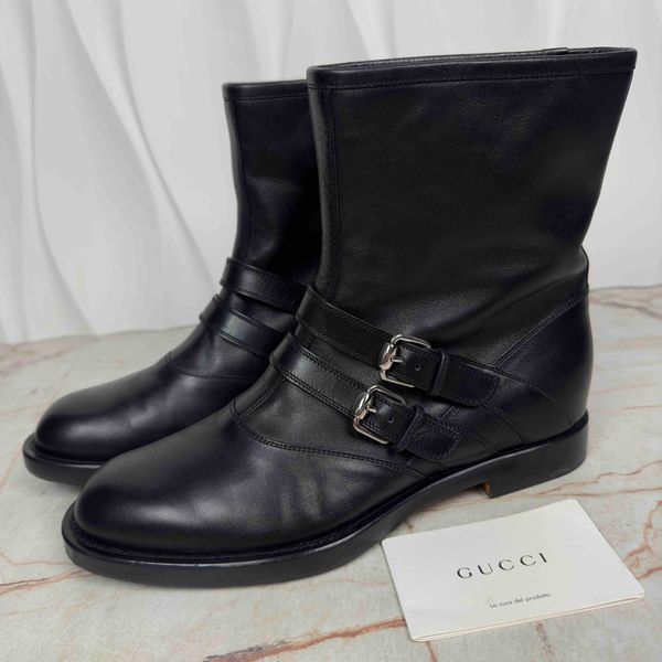 Ankle Boots Black Leather