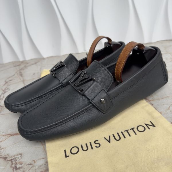 Monte Carlo Moccasins Gray Taiga Leather