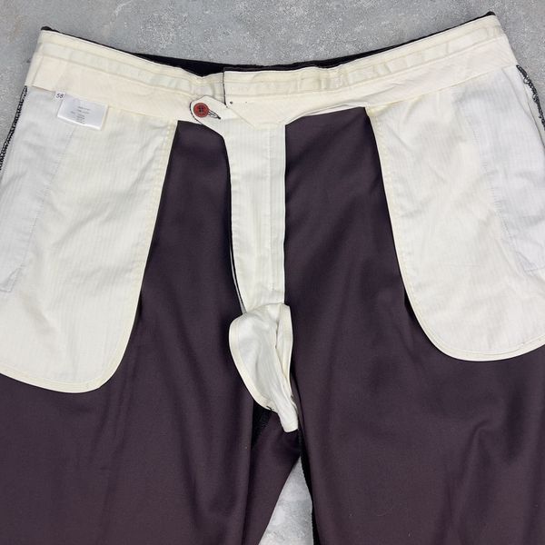 Burgundy Corduroy Straight Fit Pants