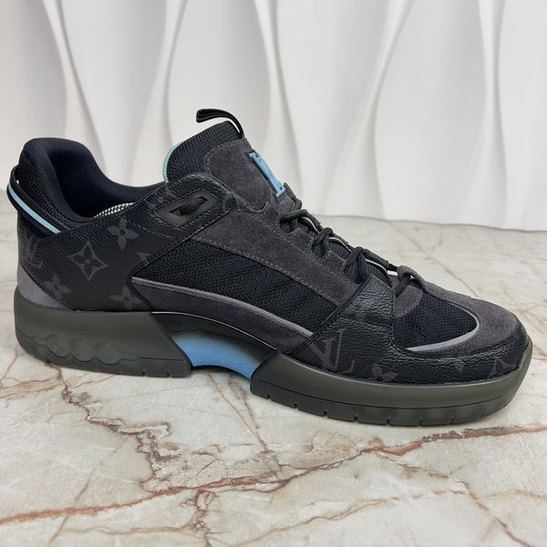 LV & Lucien Clarke Monogam кросівки чорні канва 3183 фото