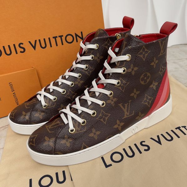 Stellar Monogram Sneaker Brown Canvas