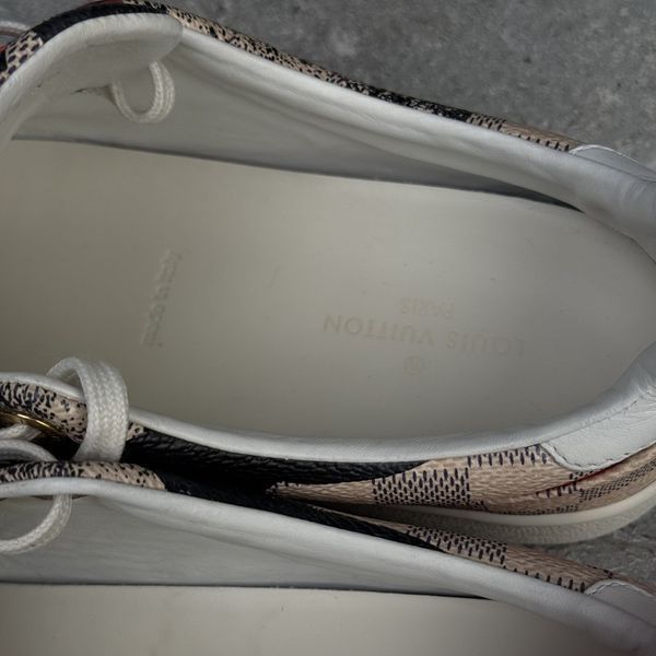 Frontrow Damier Azue Overcloud Canvas