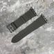 Apple Watch Hermes Gray Textured Epsom Leather H Diagonal 44 mm