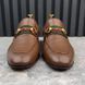 Gucci Quentin Horsebit Web Loafers Black Leather 3968 фото 2
