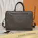 Porte-Documents Jour Damier Business Bag сумка для ноутбука коричнева шкіряна 3439 фото 8