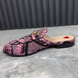 Princetown ST Romain Horsebit Satin Mule Pink Textile