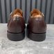 William класичне взуття монк коричневі шкіряні з Cap Toe 3997 фото 8