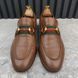 Gucci Quentin Horsebit Web Loafers Black Leather 3968 фото 6