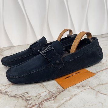 Monte Carlo Moccasins Blue Suede
