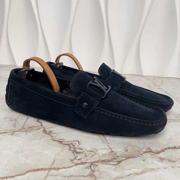 Monte Carlo Moccasins Blue Suede
