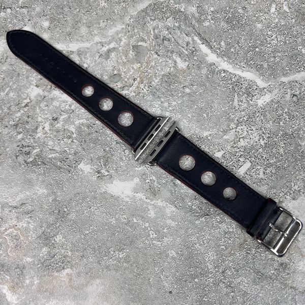 Apple H Rallye ремінець для годинника індиго шкіряний 42 mm 014 фото