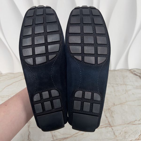 Monte Carlo Moccasins Blue Suede