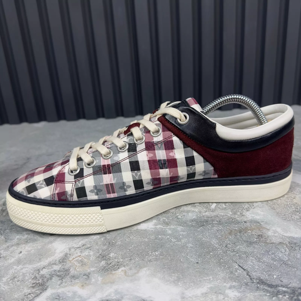Twister Sneakers LV Monogram Plaid Red Textile