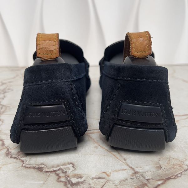 Monte Carlo Moccasins Blue Suede