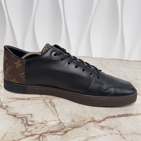 Line Up Sneaker Monogram Canvas Black Leather