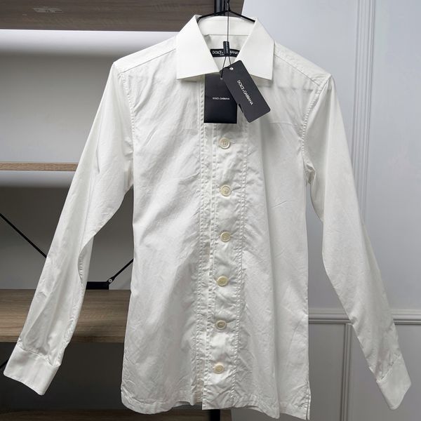 Dress Shirt White Cotton
