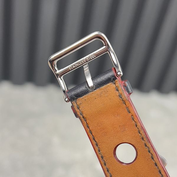 Apple H Rallye ремінець для годинника індиго шкіряний 42 mm 014 фото