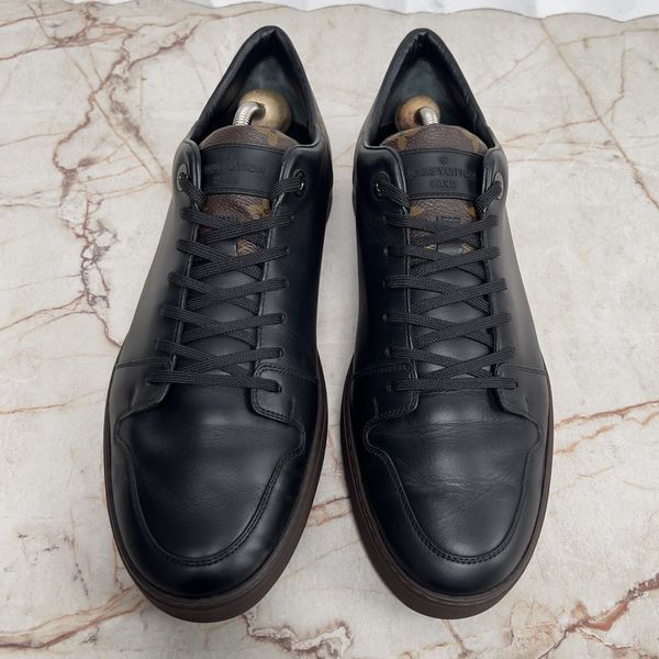 Line Up Sneaker Monogram Canvas Black Leather