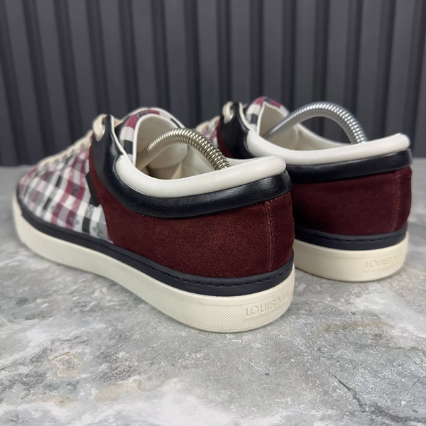 Twister Sneakers LV Monogram Plaid Red Textile