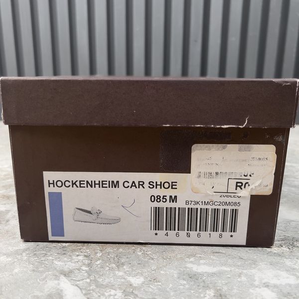 Hockenheim Moccasins Blue Grained Leather