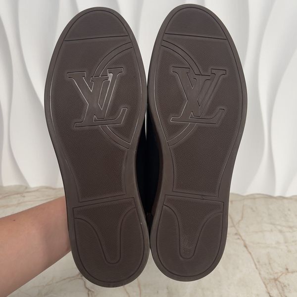 Line Up Sneaker Monogram Canvas Black Leather