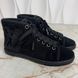 High Top Sneakers LV Logo Perforated Suede