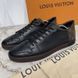 Line Up Sneaker Monogram Canvas Black Leather