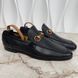 Jordaan Horsebit Web Loafer Black Grain Leather