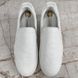 Frontrow Sneakers Slip On White Crocodile Embossed Leather