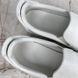 Frontrow Sneakers Slip On White Crocodile Embossed Leather