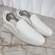 Frontrow Sneakers Slip On White Crocodile Embossed Leather