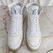 Rivoli Monogram High Top Sneaker White Leather