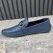 Hockenheim Moccasins Blue Grained Leather