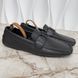 Monte Carlo Moccasins Gray Taiga Leather