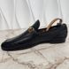 Jordaan Horsebit Web Loafer Black Grain Leather