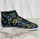 Apollo Graffiti Ghost Sneakers Black Leather
