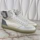 Rivoli Monogram High Top Sneaker White Leather