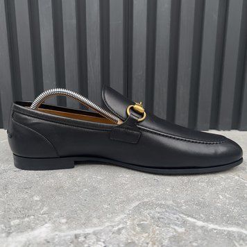 Jordaan Horsebit Loafers Black Leather