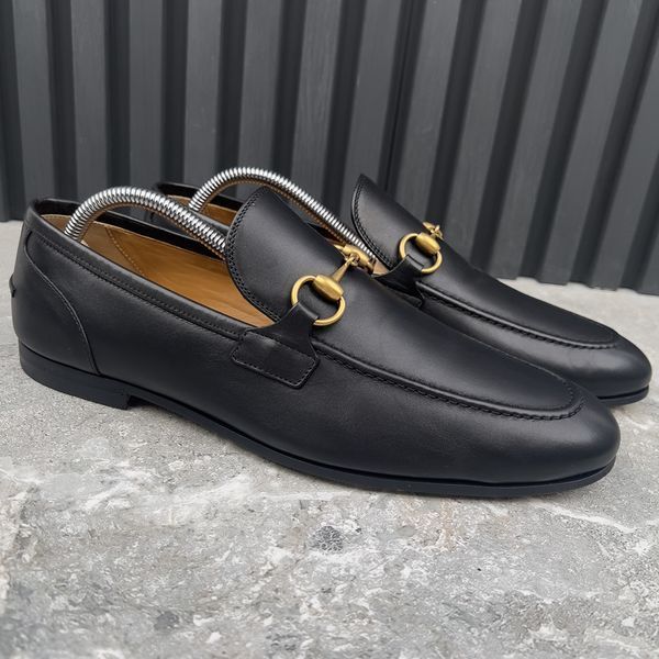 Jordaan Horsebit Loafers Black Leather