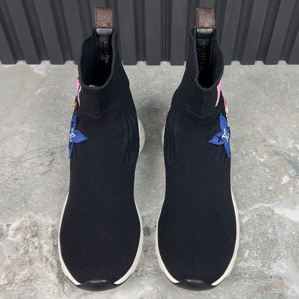 Aftergame Sock Sneakers Black Mesh